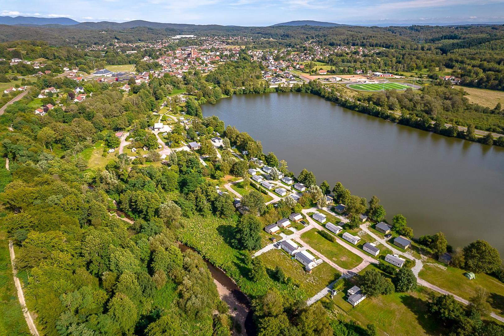 Camping Les Ballastieres - Vosges Du Sud Champagney Exteriér fotografie